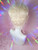 Ready 2 SHIP! - Lush fluffy updo in platinum blonde. 