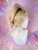 Ready 2 SHIP Tail Sale! - "Dreaming of Jeannie" - cute all up ponytail in mixed blonde with gold tinsel.