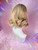 Ready 2 SHIP Tail Sale! - "Dreaming of Jeannie" - cute all up ponytail in mixed blonde with gold tinsel.