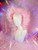 Ready 2 SHIP! - "Shag in the night!" - GLOW in the dark pink in a fab shaggy mullet.