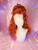 Ready 2 SHIP! - "CC Bloomin!" - lush ginger half up with voluminous curls and vintage waved fringe