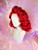 Ready 2 SHIP HAPPY PRIDE sale! - "Big Red!" - luscious Ariel red in a big vintage style.