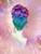 Ready 2 SHIP HAPPY PRIDE sale! - "Mermaid she betta updo!" - gorgeous multi colour ombre in lush sculpted updo