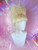 Ready 2 SHIP HAPPY PRIDE sale! - "Platinum Pamela!" - flirty platinum messy updo with soft fringe.