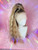 Ready 2 SHIP! - "Beached as Sis" - Beachy wave mixed blonde slicked high ponytail - Mesh cap construction. 