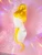 Ready 2 SHIP! Double & Tails Sale - "Moon Prism POWER! " - All slicked up 40 inch ponytail in Yellow with set solid wiggly details.