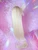 Ready 2 SHIP! Double & Tails Sale - "My Lil Pony " - All slicked up 40 inch ponytail in Platinum Blonde with set solid wiggly details and AB crystals.