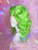 "Islands in the Green" STACKED wig with topper - READY TO SHIP! 