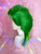 "Mean Green Streak"- (custom hairline) READY TO SHIP! 