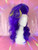 Ready 2 Ship  - "Complimentary" - Purple side swept with yellow chunky highlights. 