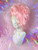 Midsumma Pastel/Pride SALE! - "Pastel Pink Princess"-  Frenchie pink dangly updo