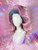 READY 2 SHIP! - Unique pastel purple rooted ombre styled up into a big classic drag hair