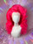 READY 2 SHIP - "Feeling HOT HOT HOT PINK!" - lush and big  classic drag hair in hot Neon Pink! UV reactive.