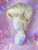 READY 2 SHIP - "You betta do UP DO!" Platinum blonde tinsel in fab Fluffy updo!