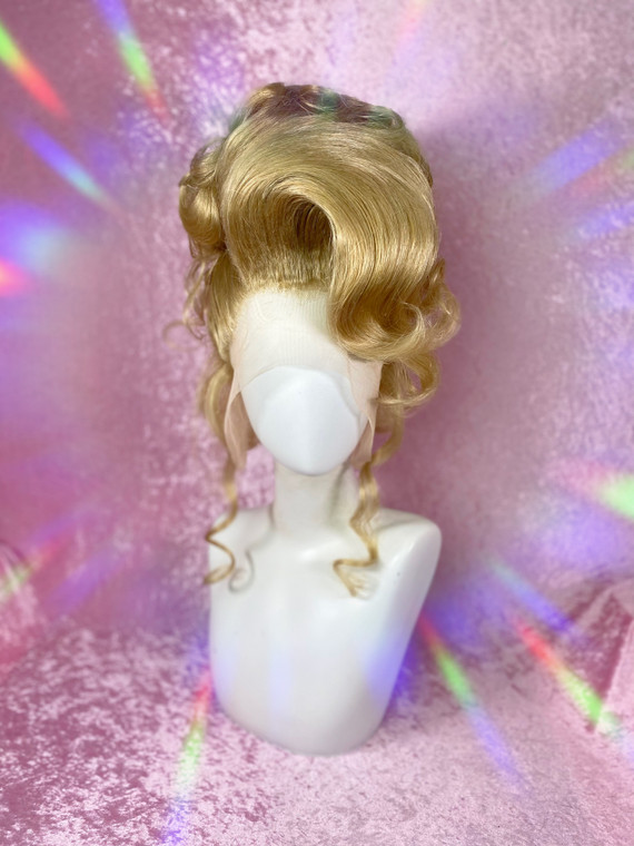 READY 2 SHIP Halloween MEGA Sale - "Glinda the Good!" - beautiful ash blonde in a sculpted updo.