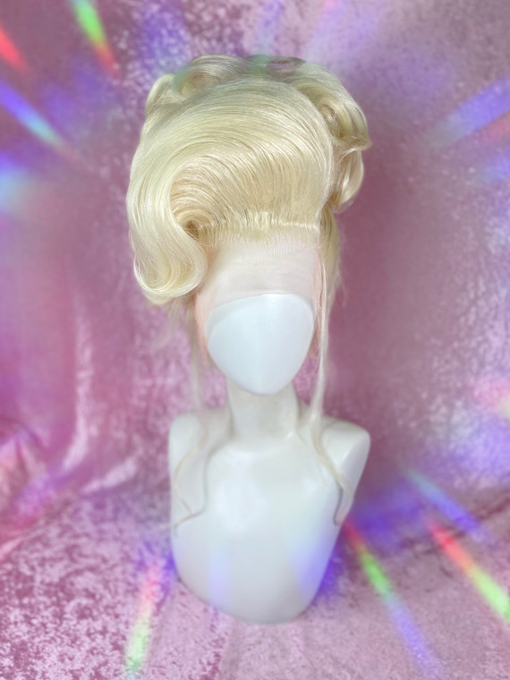 READY 2 SHIP "Beautiful Blondes" Sale - "Pretty Platinum" - Fab updo in platinum blonde.