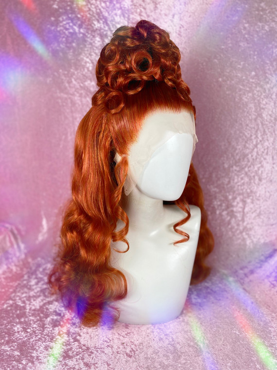 READY 2 SHIP "Start of Silly season" Sale - "Ginger Oh Snap!" - beautiful vintage ginger half updo.