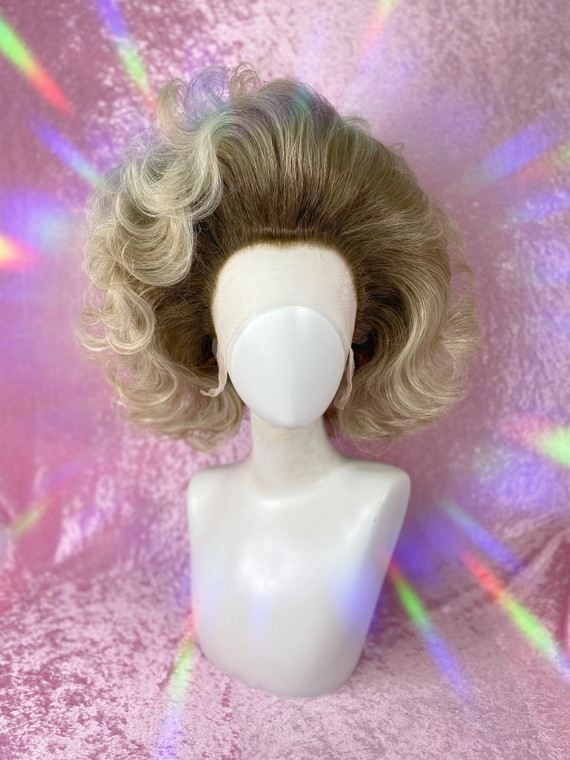 READY 2 SHIP Mini New Year Sale - "Bad Sandy Crack" -  lush rooted ash blonde styled big and camp!