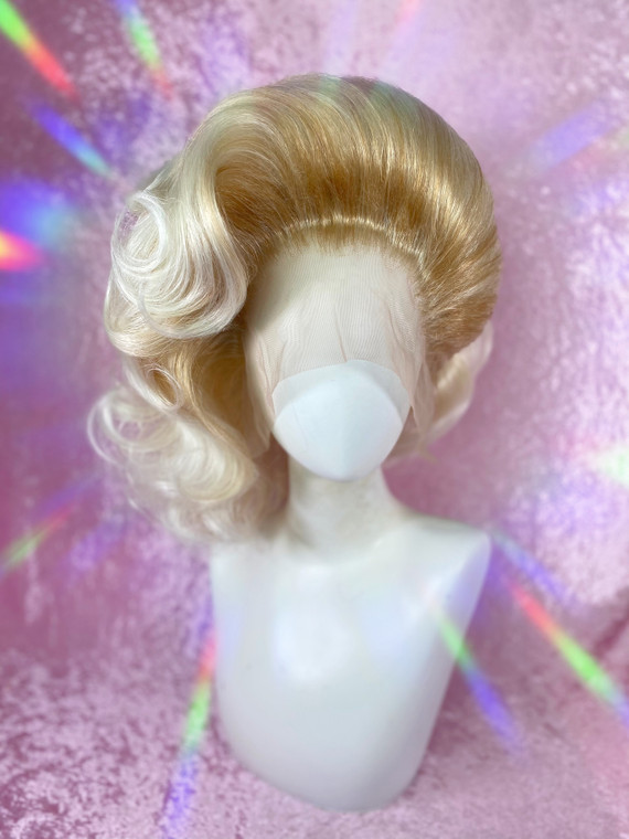 READY 2 SHIP MINI MidSumma Sale - "Stepford Wife" - fab mixed blonde in short classic vintage style. 