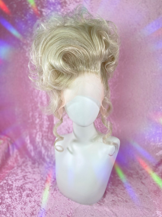 READY 2 SHIP  - "Blonde Ambition" - fab Fluffy updo in a cool toned ash blonde