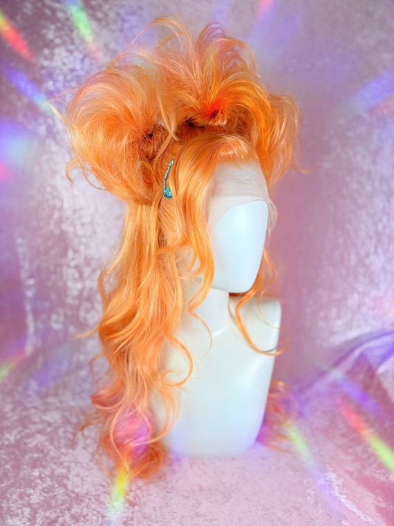 Ready 2 SHIP! - "Y2K She betta do!" - fun triple twist Y2K style in a lovely light orange mix.