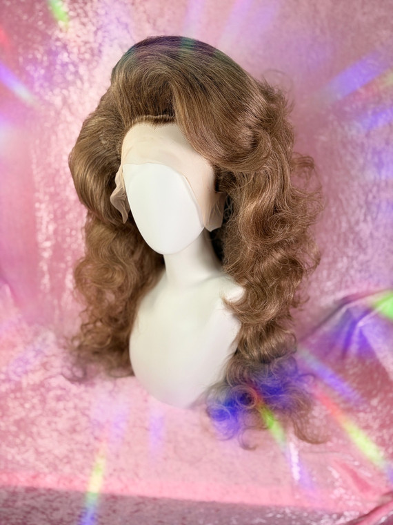 Ready 2 SHIP! - "Dream Curl" - lush cool long brunette styled up big!