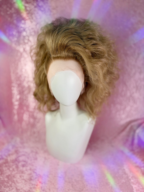 Ready 2 SHIP! - "Get Screwed" - ash dark blonde corkscrew curl sideslick