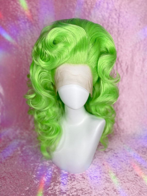 "Islands in the Green" STACKED wig with topper - READY TO SHIP! 