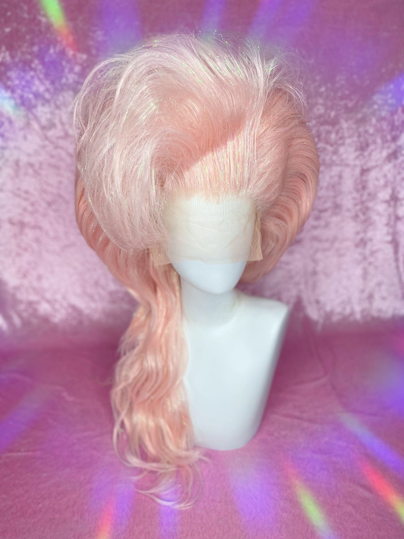 Ready 2 Ship SALE  - "Pink Tinsel Glamour Mullet"