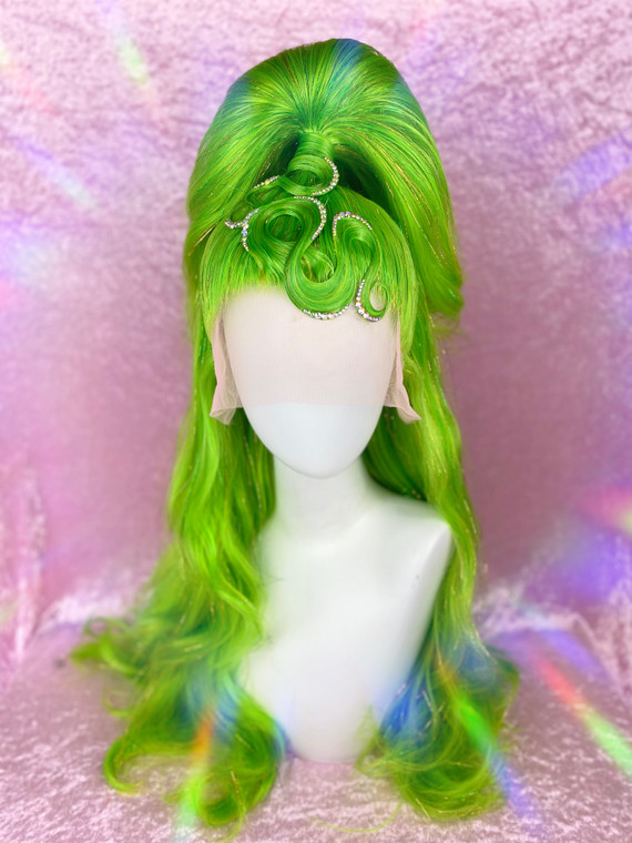 Ready 2 Ship - Poolside SALE!  - "Green  tinsel Mermaid"