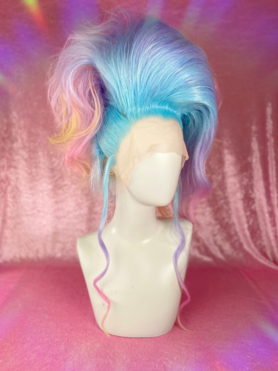 Ready 2 Ship  - "Rainbow fluffy Updo"