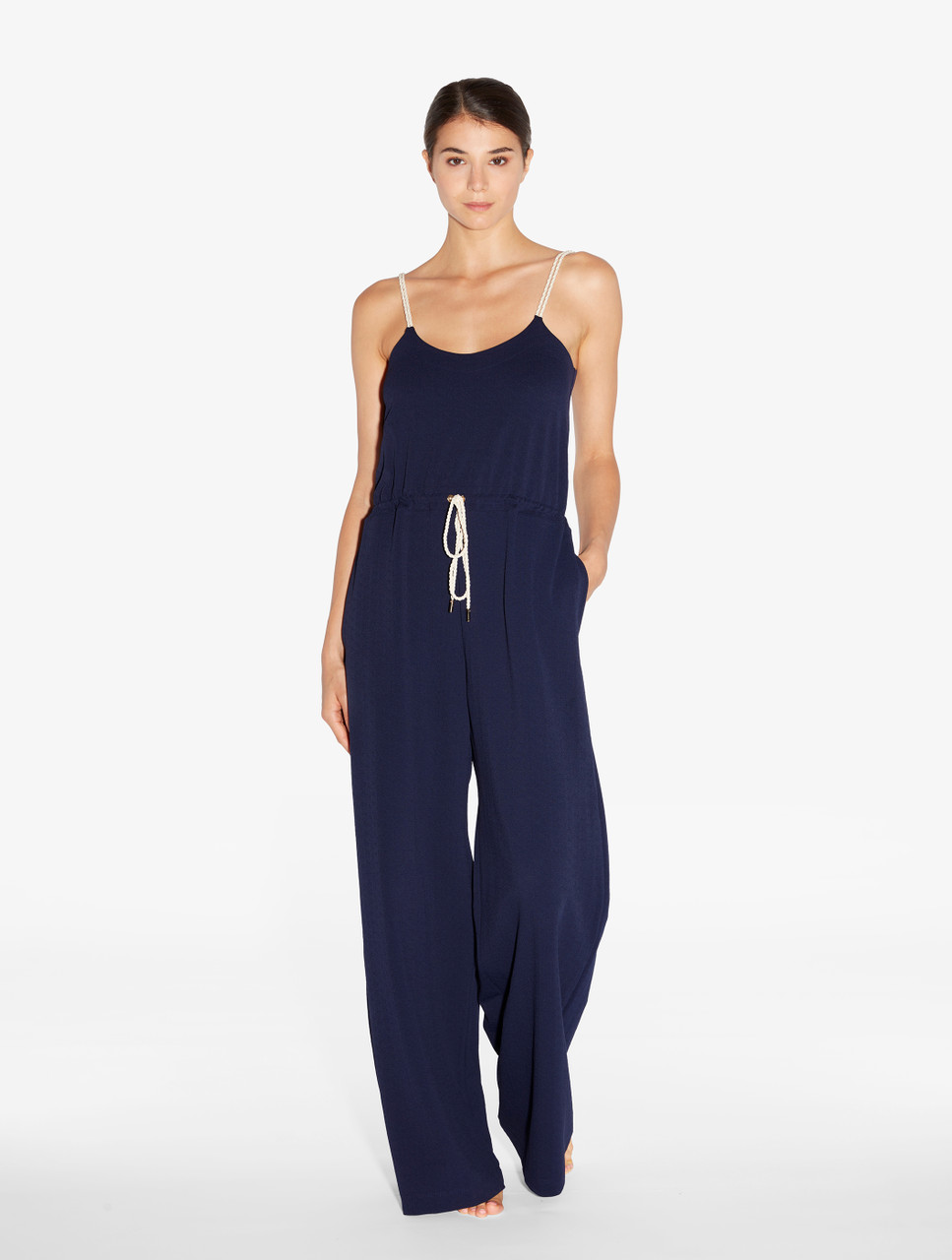 Combinaison (playsuit) Femme Taille 6 - Bleu Marine Foncé - Marque Internacionale - Occasion Très Bon état