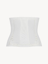 Corset en tulle stretch blanc cassé_0