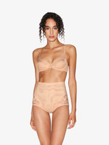 Soutien-gorge corbeille en tulle stretch couleur sable_1