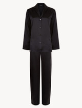 Coffret cadeau Classique Soie noire avec un string en dentelle offert_2