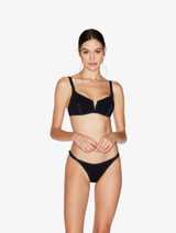 Soutien-gorge de bain triangle noir_1