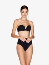 Soutien-gorge de bain bandeau noir_3