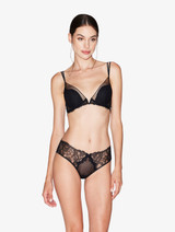 Soutien-gorge push-up à armatures avec dentelle Leavers_1