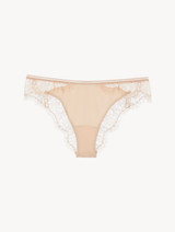 Tanga beige clair avec dentelle_0