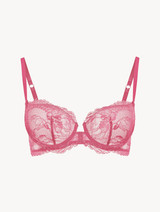 Soutien-gorge corbeille en dentelle rose orchidée_0