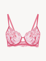 Soutien-gorge à armatures en dentelle rose orchidée_0