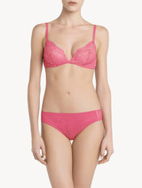 Soutien-gorge sans armatures en dentelle rose orchidée_0