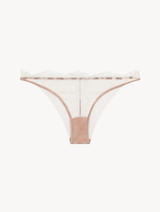 Culotte beige et rose nude avec dentelle Leavers_0