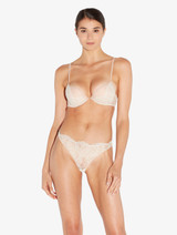 Culotte beige et rose nude avec dentelle Leavers_1