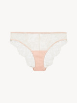 Slip beige et rose nude avec dentelle Leavers_0