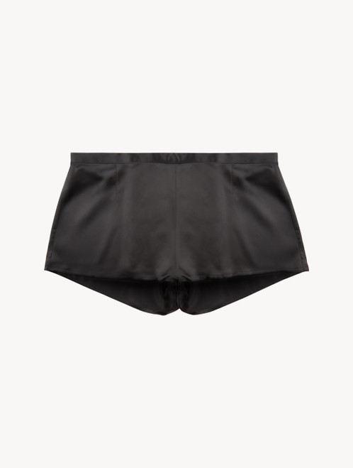 Short de pyjama en soie noire_2