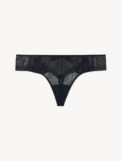 String en noir avec tulle stretch_1