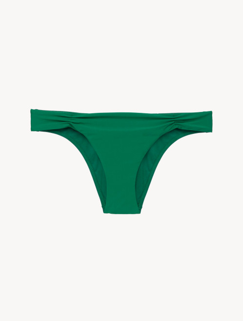 Bas de maillot de bain vert avec plissé_3