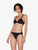 Soutien-gorge à armatures en coton et dentelle noir_3