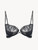 Soutien-gorge corbeille noir avec armatures et détails en dentelle Leavers_0